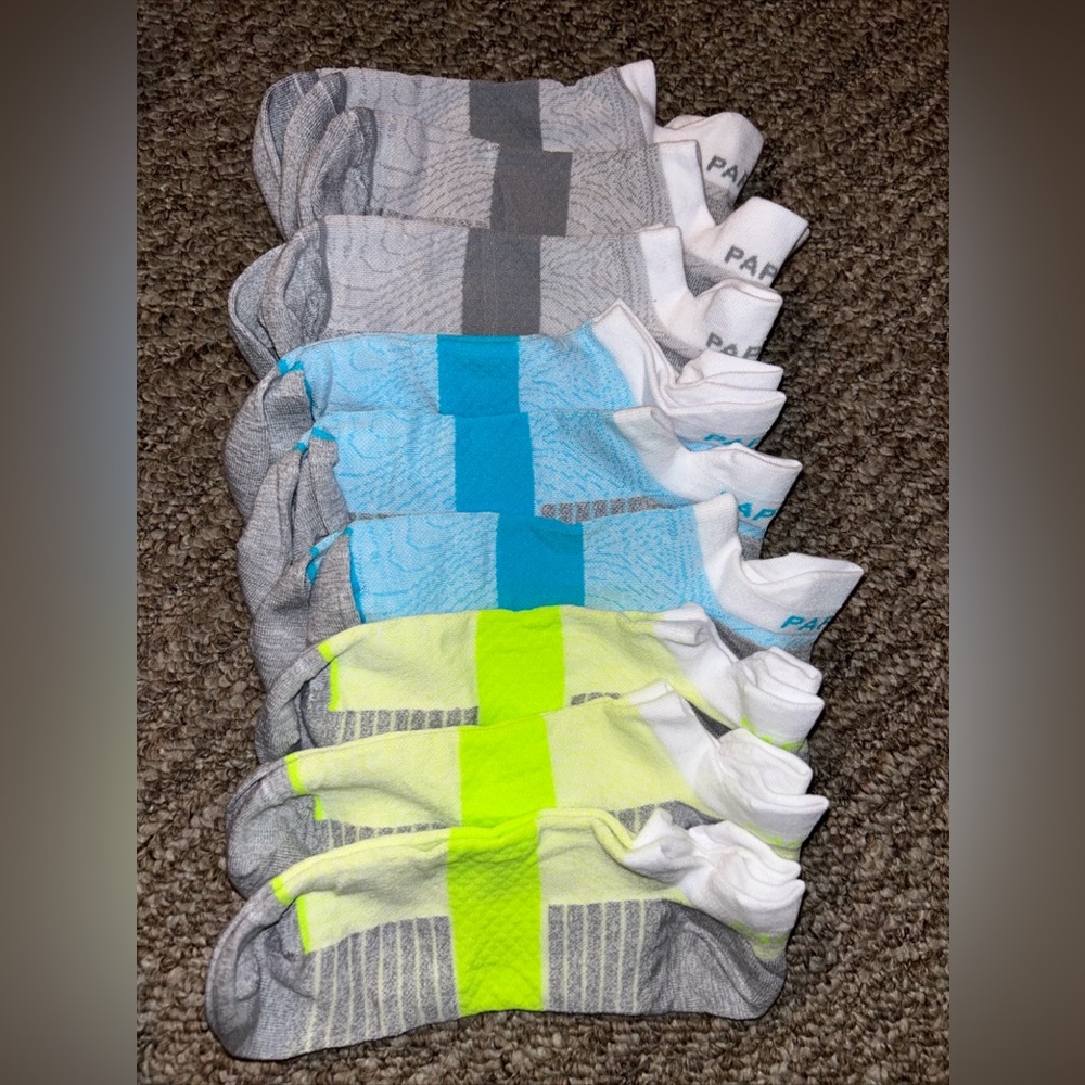 NWOT 9 PAIRS PAPLUS RUNNING SOCKS